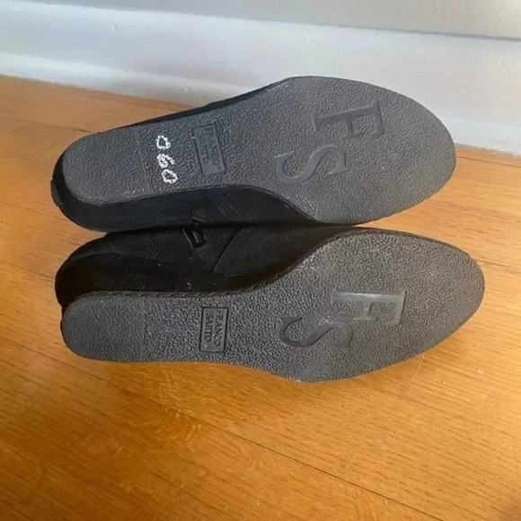 Franco Sarto Black Suede Wedge Booties - Picture 15 of 16